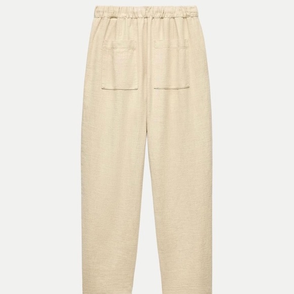 Zara - beige straight leg pants NWT - Picture 4 of 4